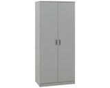 DAKOTA 2 DOOR WARDROBE - LIGHT GREY