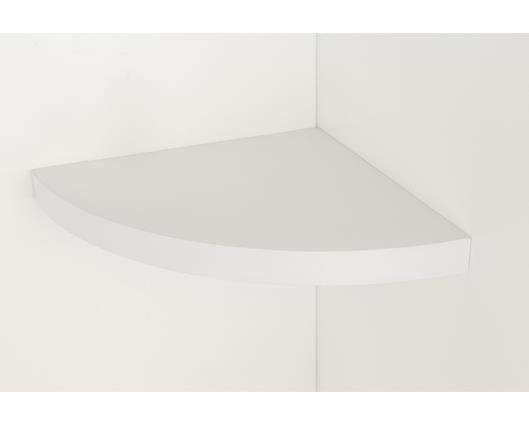 Hudson corner box shelf kit - gloss white