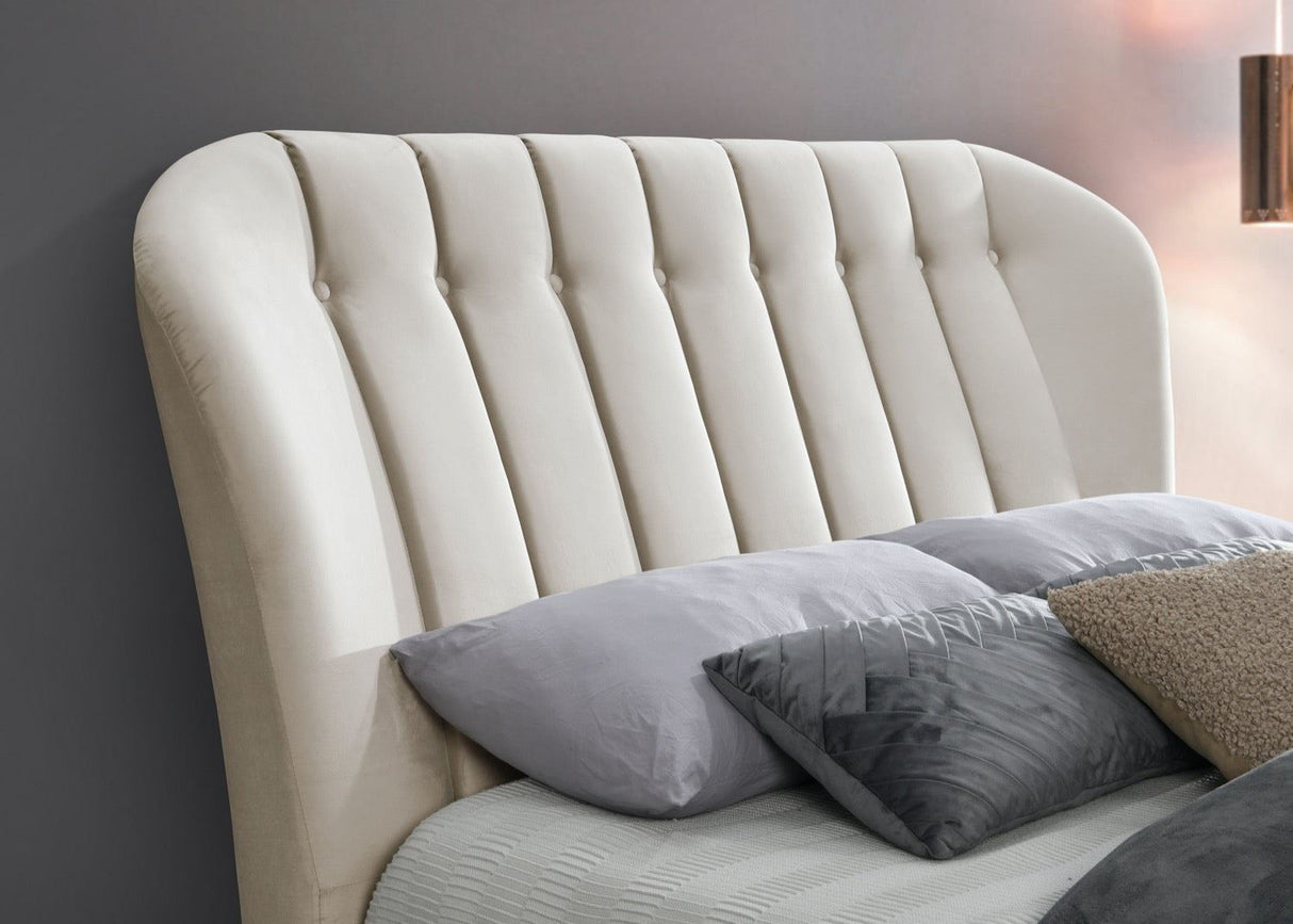 Eleanor Small Double Bed - Warm Stone