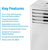 Igenix 9000 BTU Portable Air Conditioner and dehumidifier
