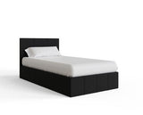 Single End Lift Ottoman Bed-Black