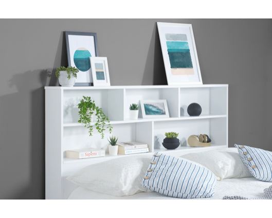 Alfie King Storage Bed - White