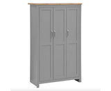 Lincoln 3 Piece Bedroom Set (3 Door Wardrobe, 2+2 Chest, 2 Drawer Bedside)