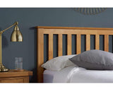 Phoenix Single Ottoman Bed - Oak
