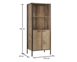 Horton Storage Bookcase with 2 Doors
