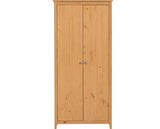 OSLO 2 DOOR WARDROBE - ANTIQUE PINE