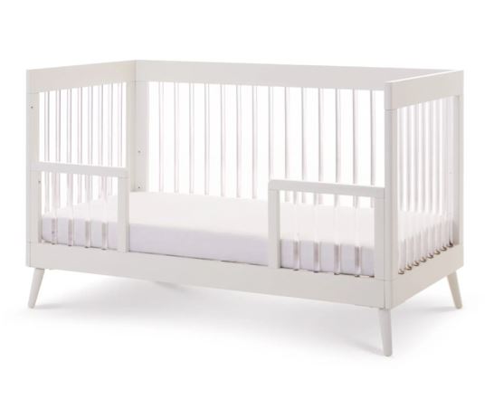 Maura 3 Piece Room Set - White with Acrylic