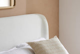 Lanis King Ottoman Bed - Cream