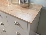 Kinsley 2+3 Drawer Chest-Grey