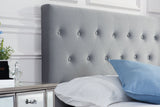 Cologne King Ottoman Bed - Grey