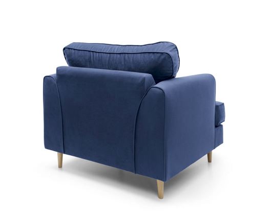 Hollie Armchair - Oxford Blue