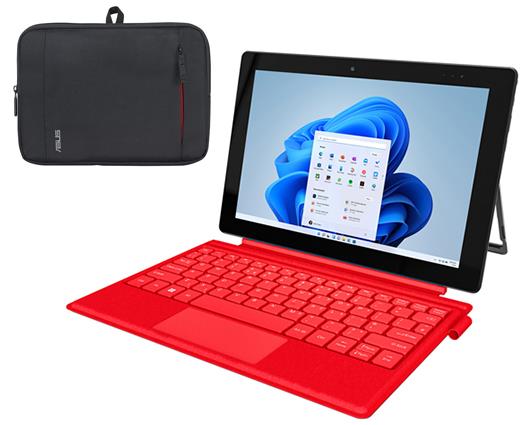 Geobook GeoPas 110 Celeron N4020 4GB 128GB eMMC 10.1" FHD Touch Intel UHD Graphics Windows 11 Pen & 1 Year Ms 365 Detachable Keyboard Strawberry