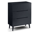 Langham 3 Drawer Chest - Anthracite