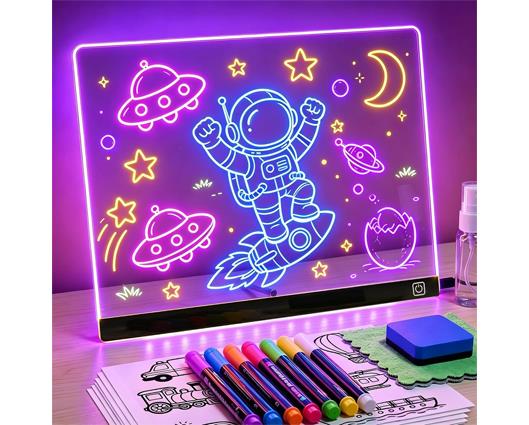 Light-Up LED Drawing Board for Kids