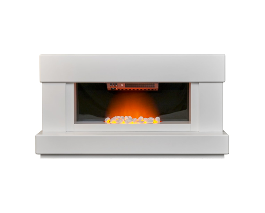 Vera Fireplace Suite 48inch - White 