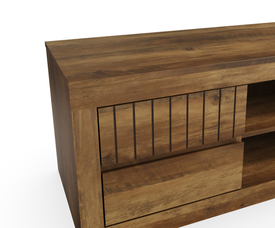 Castiel TV Unit- Knotty Oak