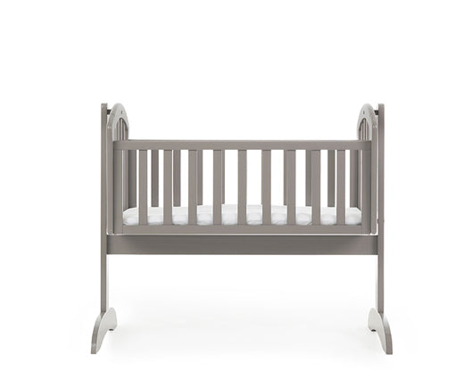 Sally Crib + Foam Mattress- Taupe Grey