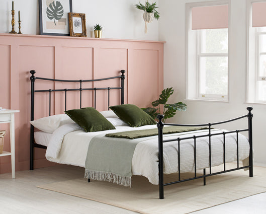 Eliza Small Double Bed - Black