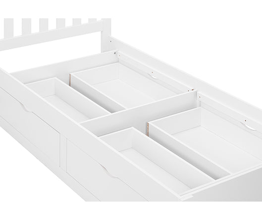 Alton Single Bed - White