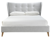Harper King Bed - Dove Grey