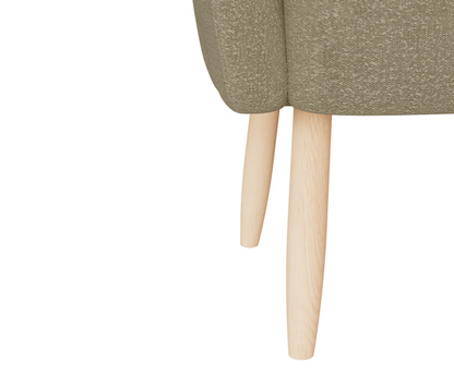 Finlee Boucle Chair- Natural Mushroom