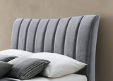 Clover King Bed - Grey