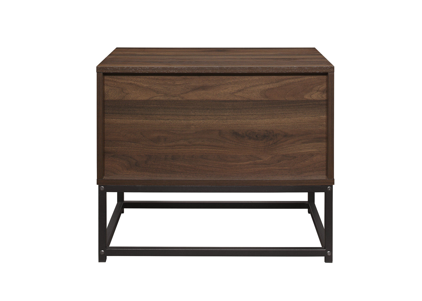 Hermione 1 Drawer Bedside Table - Walnut