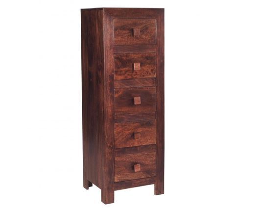 Sapeli 5 Drawer Chest
