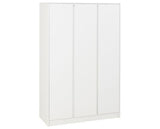 MALVERN 3 DOOR WARDROBE - WHITE