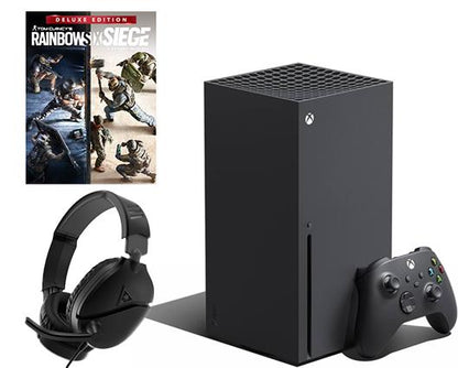 Xbox Series X Console with Turtle Beach Recon 70 Headset & Tom Clancy's Rainbow Six Siege - Deluxe Edition