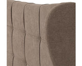 VERONA 4'6" BED - BROWN FABRIC