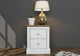 Dagwood Bedside Cabinet White