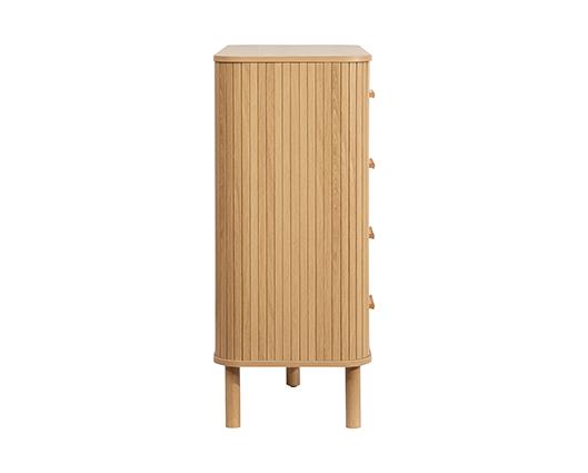 Axel 5 Drawer Fluted Chest - Oak