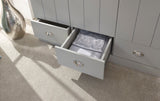 Kinsley 3 Door 3 Drawer Wardrobe-Grey