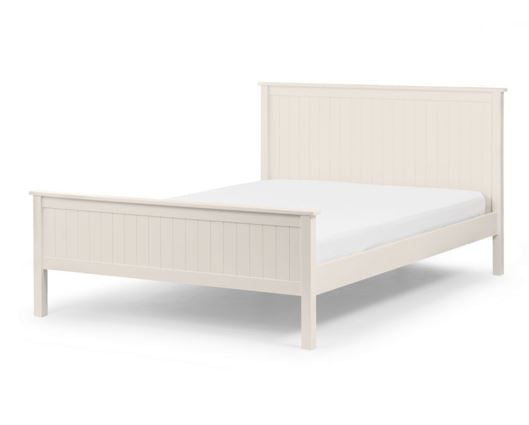 Maine Double Bed - Surf White