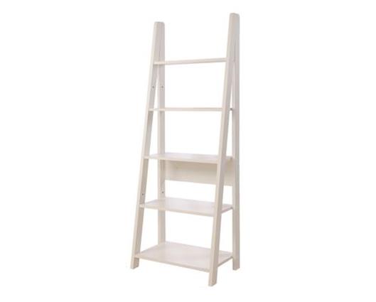 Ladder Bookcase-White