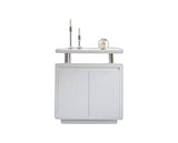 Arctic High Gloss Led Sideboard- White