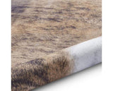 Brown Cow Print Rug- 155cm x 195cm