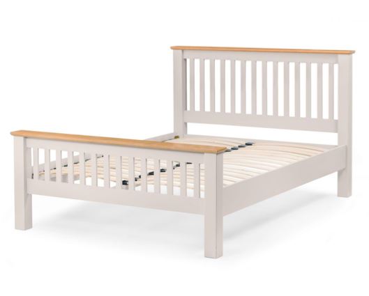 Richmond King Bed - Grey & Oak