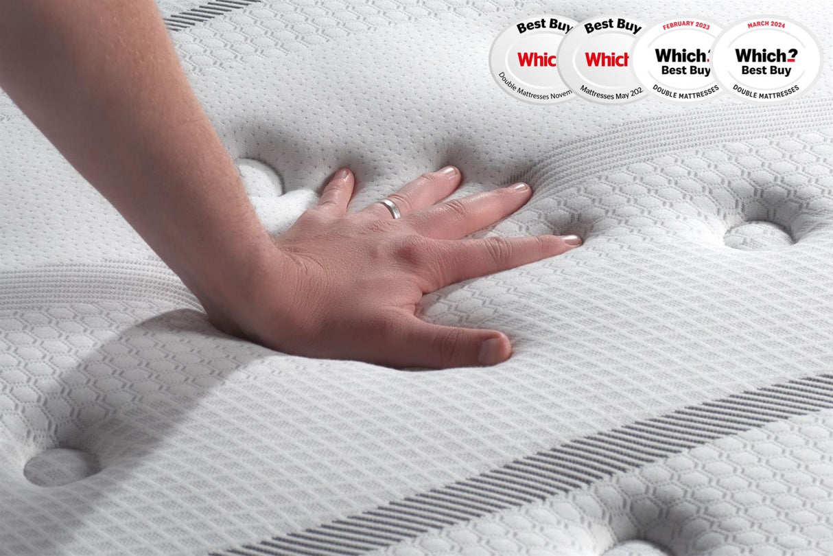 Roll Up Heaven 1000 Pocket Sprung Coolgel Mattress (25cm Depth) - Single