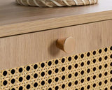 Croxley Rattan Coffee Table - Oak
