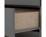 DENVER 4 DOOR 2 DRAWER MIRRORED WARDROBE - GREY GLOSS