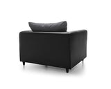 Dan Armchair - Black & Charcoal