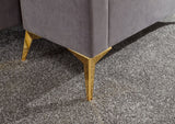 Phoebe Ottoman Storage Bench-Grey