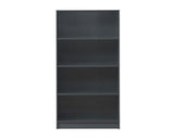 Traditional Tall Bookcase-Dark Grey