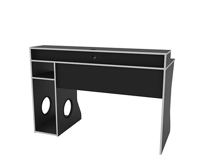 Enzo Gaming Computer Desk- Black & Silver