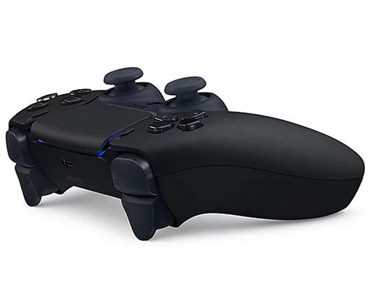 PS5 Dualsense Controllers in Black & Red with Controller Charging Stand