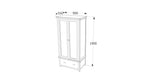 Ballard 2 Door, 1 Drawer Wardrobe
