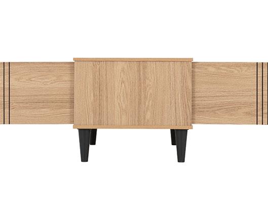 TESSA 1 DOOR COFFEE TABLE - NATURAL OAK EFFECT
