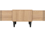 TESSA 1 DOOR COFFEE TABLE - NATURAL OAK EFFECT